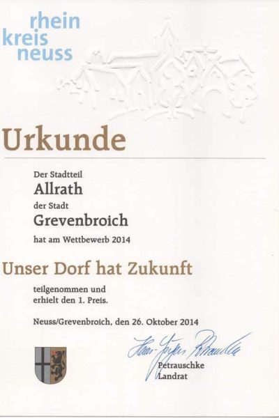 Urkunde-Allrath_1.-Platz_UDhZ_2014a