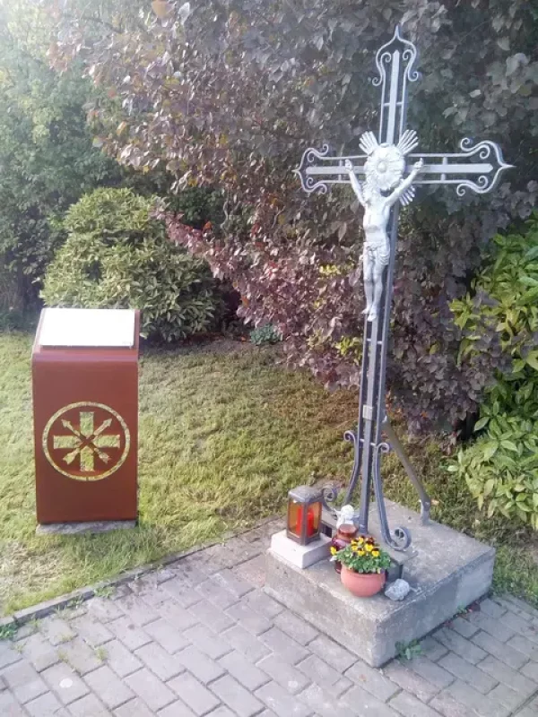 Wegekreuz an der Vollrather Höhe Wegekreuz an der Vollrather Höhe